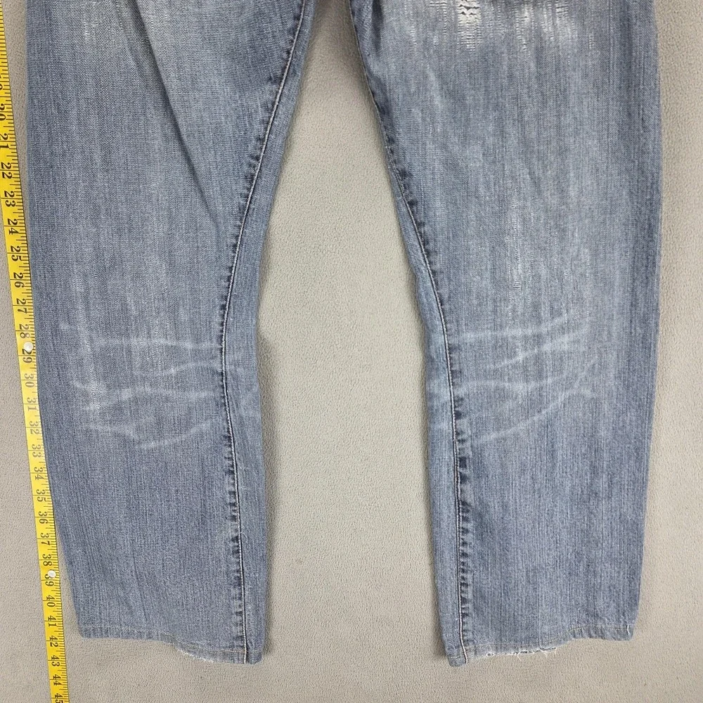Vintage Levis Engineered Jeans Mens Blue Twisted Button Fly Thrashed Fits 31x30
